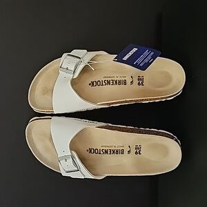 BIRKENSTOCK Madrid Size 39 White NWOB